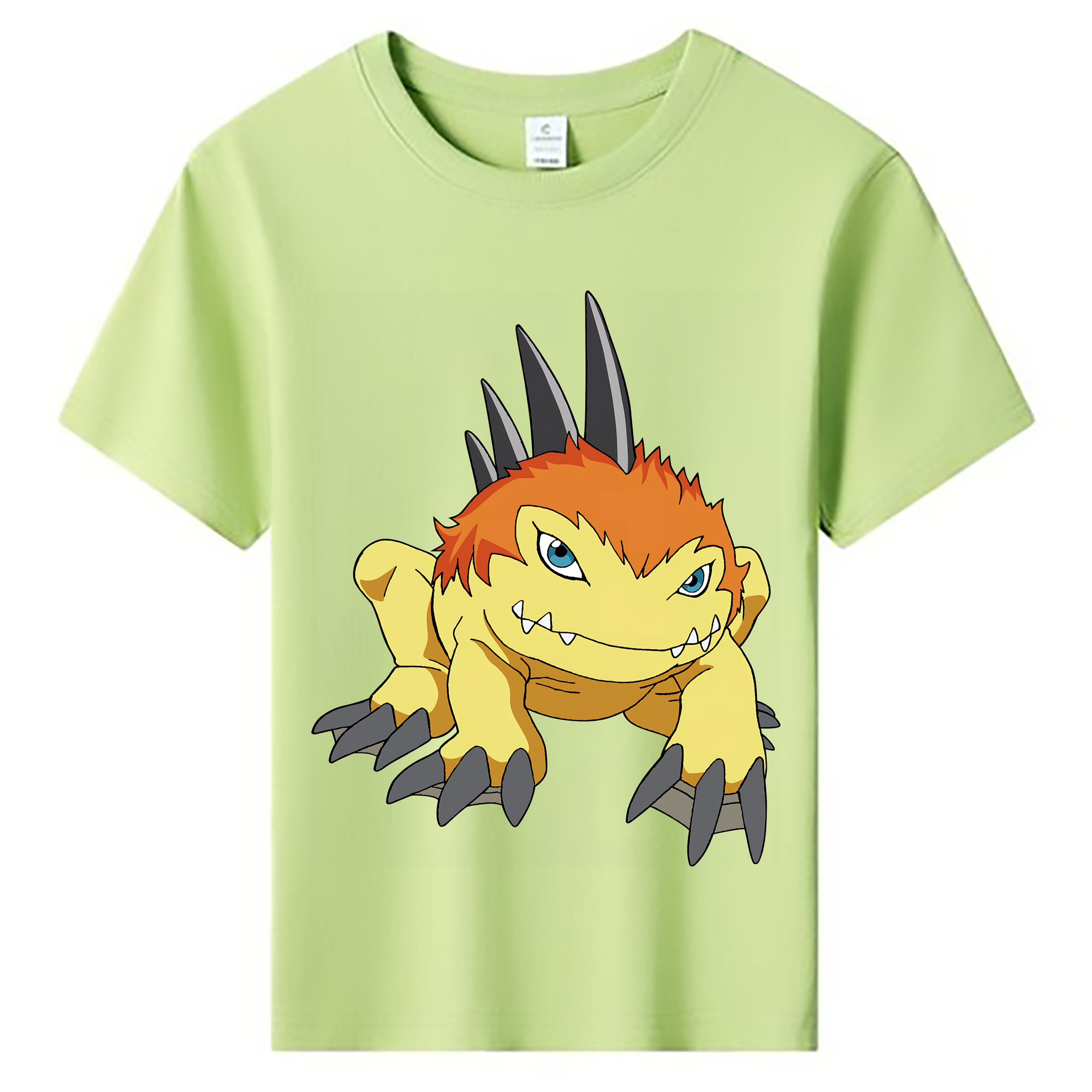 （画像用） Digimon デジタルモンスター/デジモン 綿100％キッズTシャツ（フロントプリント）